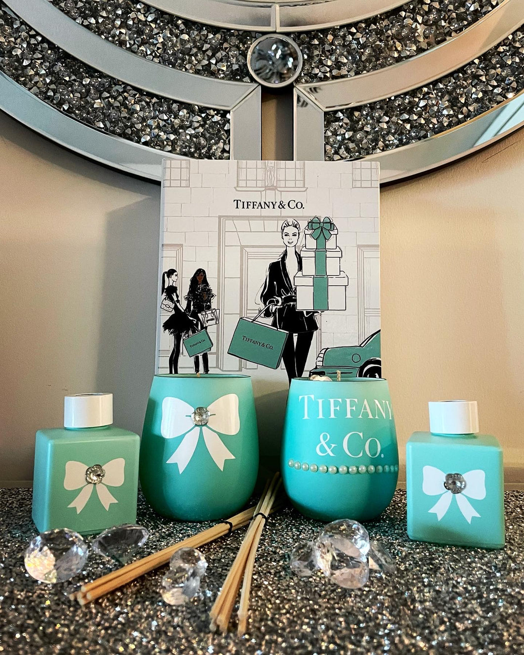 Sale ~ Tiffany Inspired Candle & Diffuser Sets